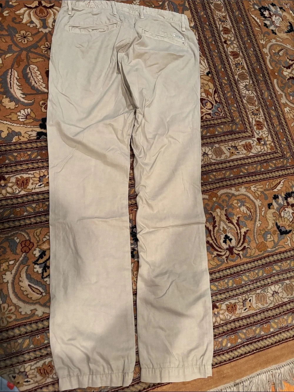 Paperbacks Men's Light Beige Chino Pants